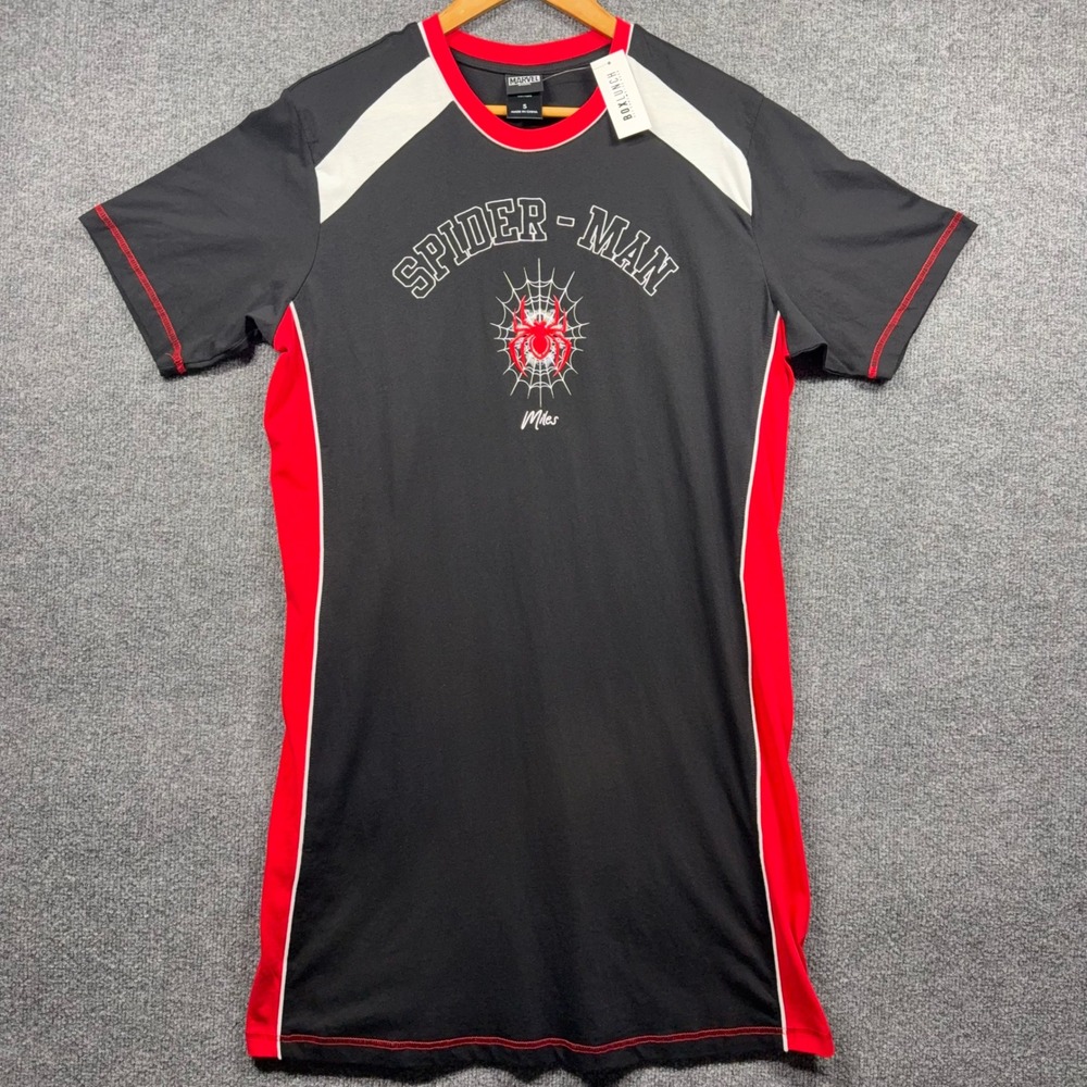 Marvel Spider-Man Miles Dress Womens Small Miles Morales Shirt NWT